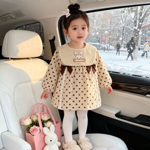 宝宝罩衣秋冬外穿防水防脏男女儿童洋气围裙1到4岁韩版新款反穿衣