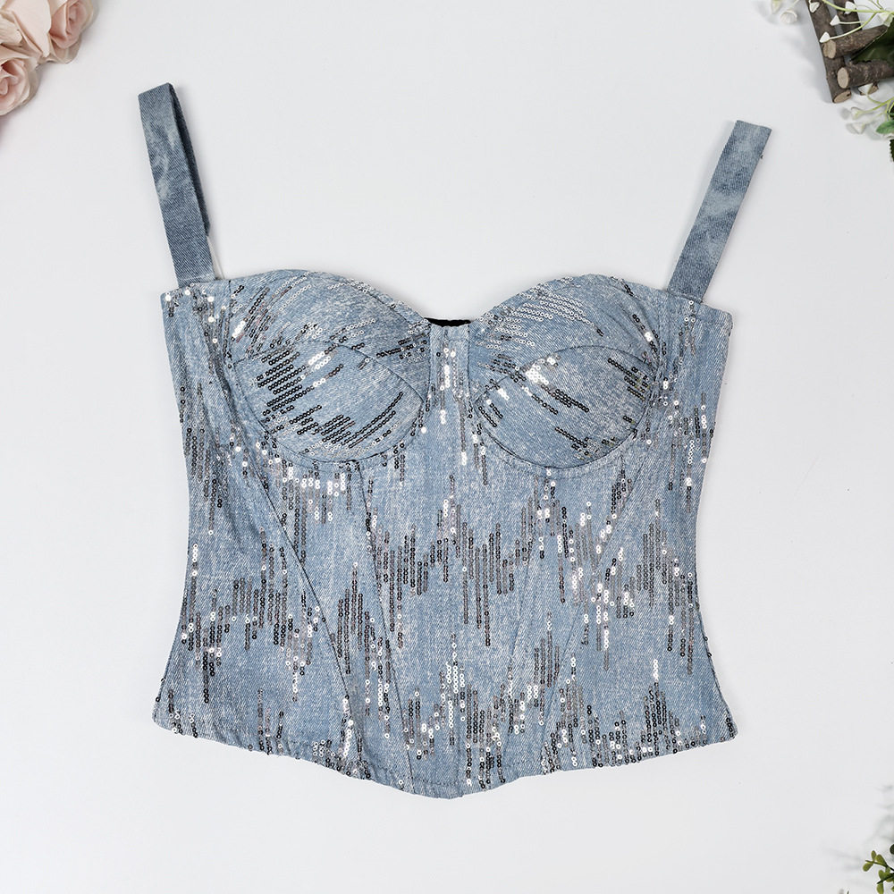 法式辣妹无袖抹胸外穿女性感热辣小胸轻熟2025年夏季小众露肩内搭,女装/女士精品,抹胸,淘宝优惠券,粉丝福利购,淘宝优惠卷