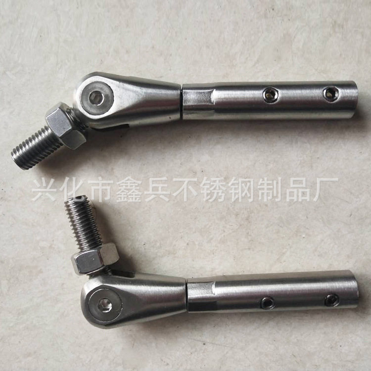钢丝绳拉紧器 钢丝绳立柱夹头  快速连接 钢丝绳锁紧器 不锈钢丝