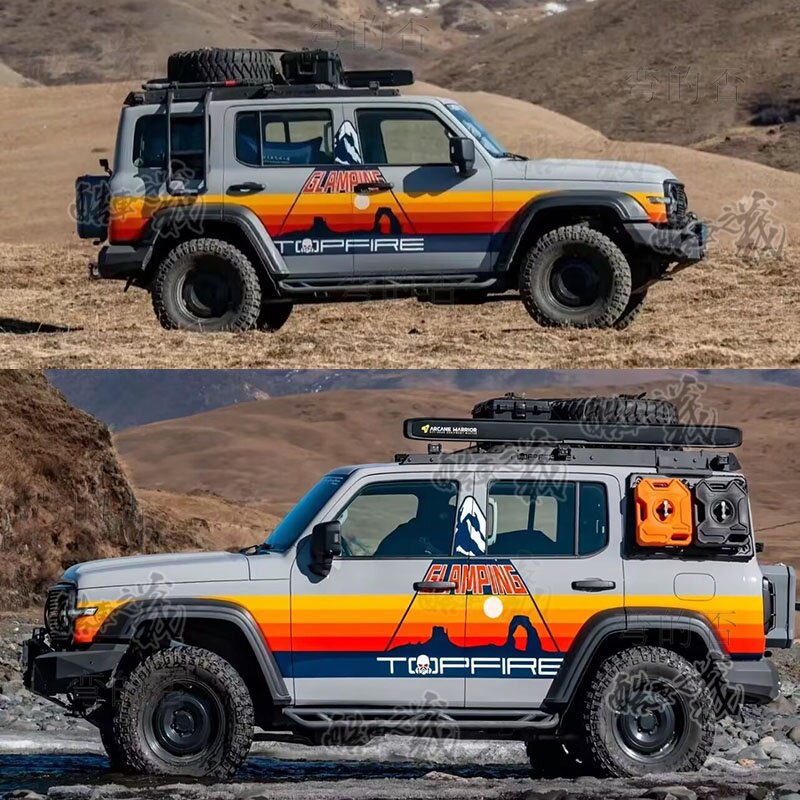 适用于坦克300车贴定制jeep牧马人BJ40越野个性贴纸改装饰拉花