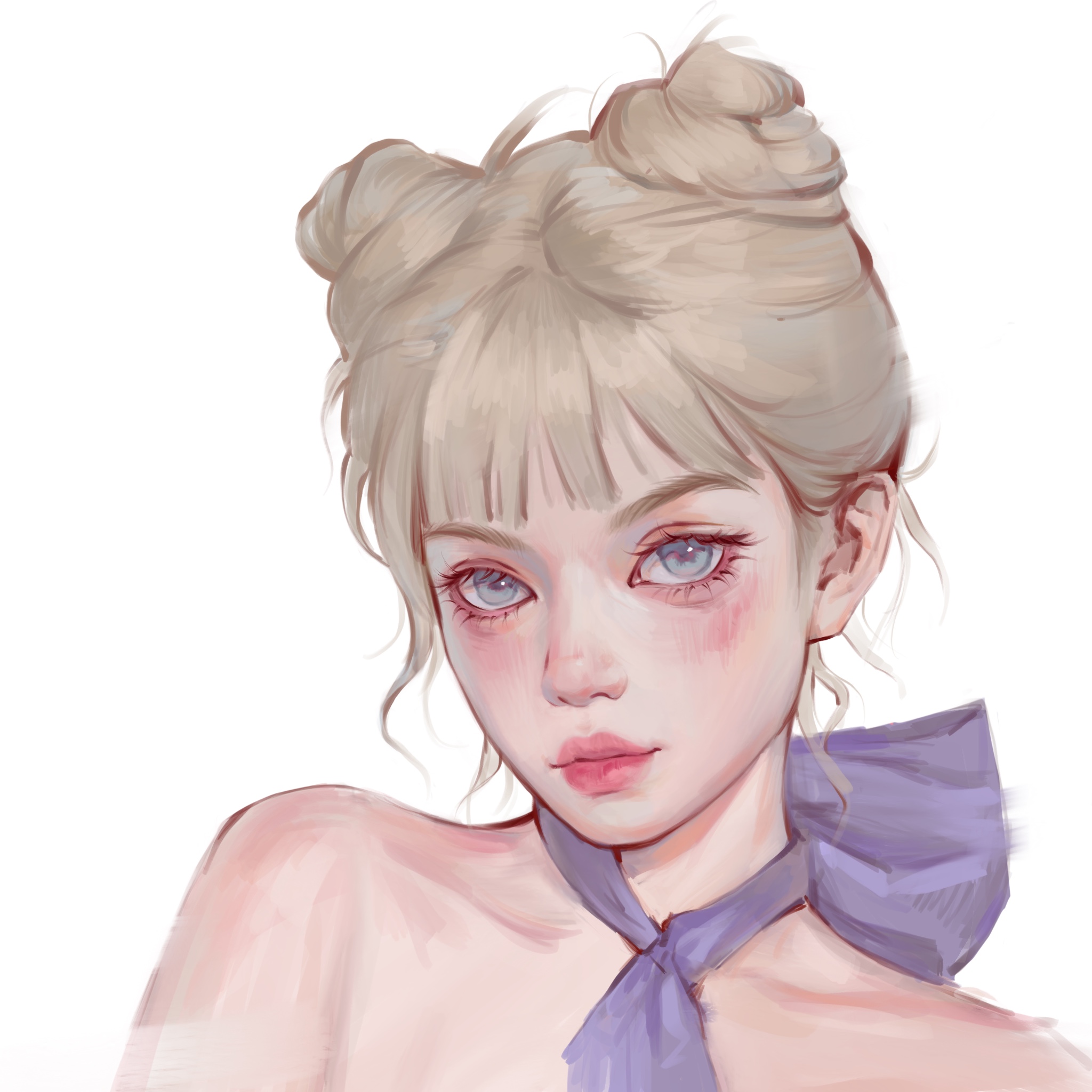 手绘卡通q版头像画卡通真人照片动漫人像定制情侣画像约稿绘画礼