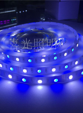 高亮灯带5050RGBW60灯珠12v灯条七彩加白光暖白灯 买五米送控制器