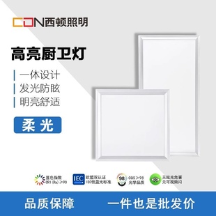 300防雾照明面板灯 西顿led厨卫灯CEW10RA集成吊顶平板灯300 22RA
