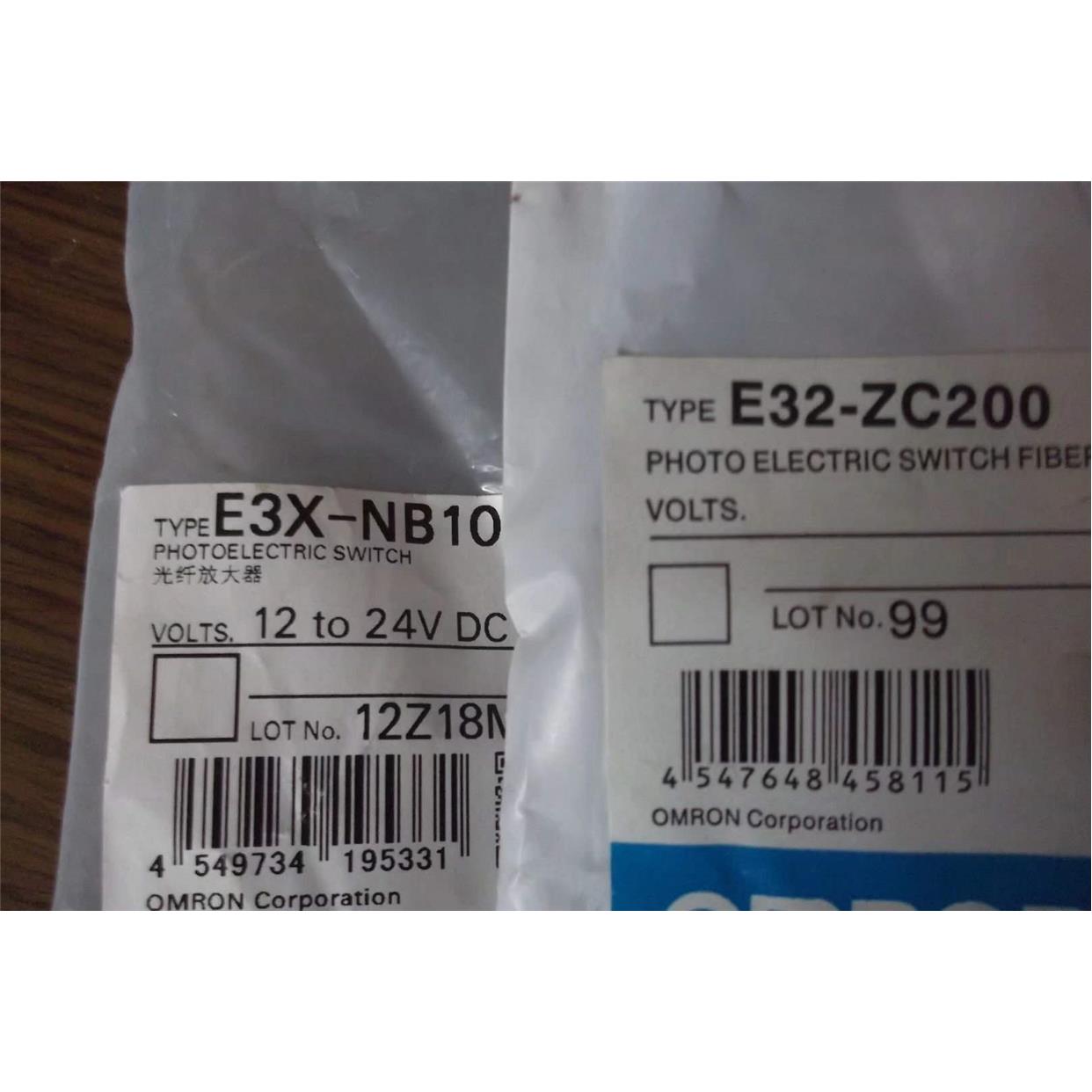 议价实拍现货OM龙正品全新原装传感器E3X-NB10 E32-ZC200 假一赔 电子元器件市场 其它元器件 原图主图