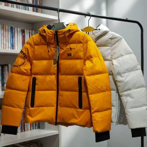 鹅绒石墨烯热反连帽户外羽绒服