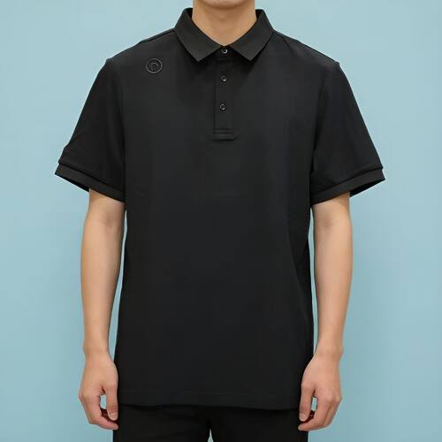 乐家短袖纯色宽松男士POLO衫