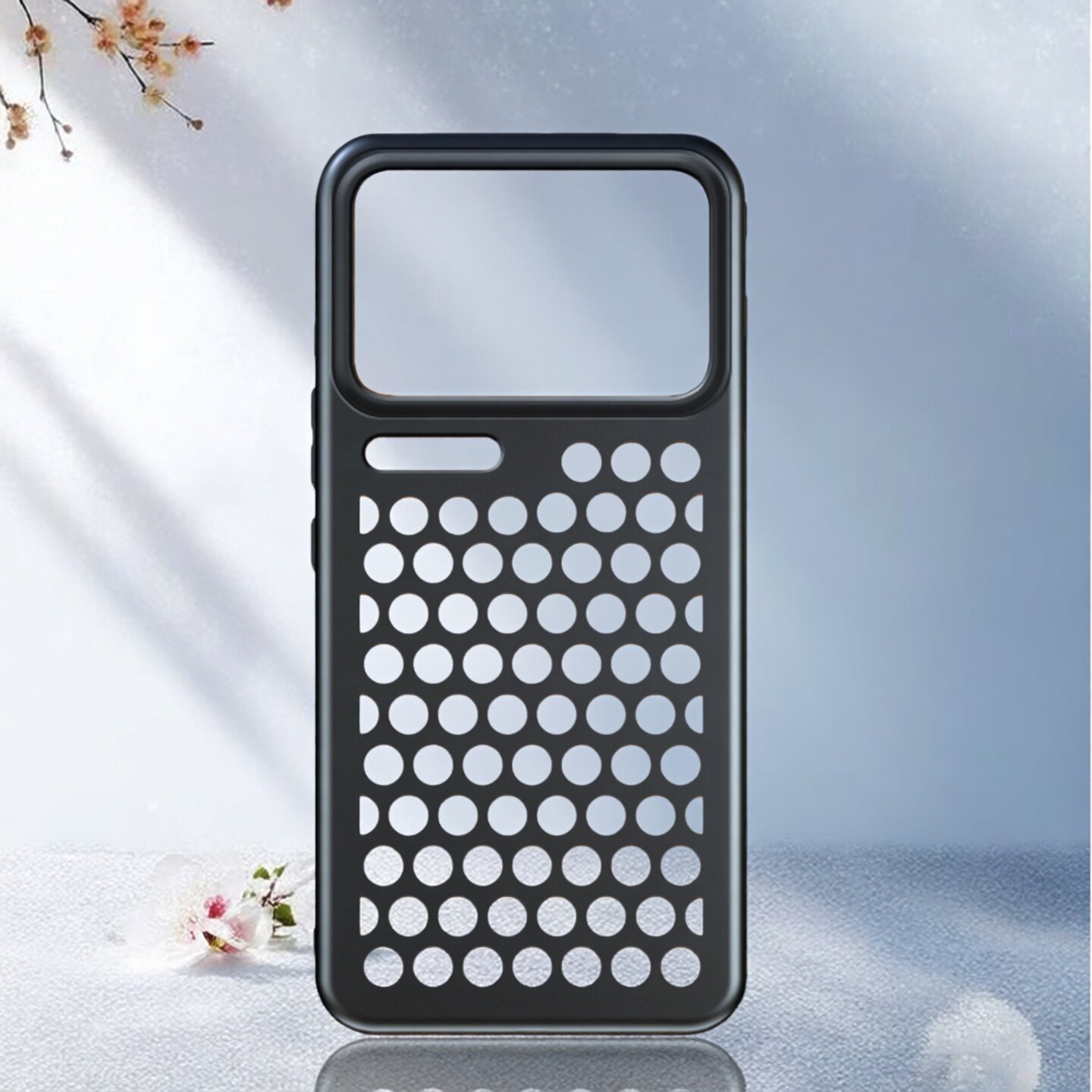 适用小米17镂空手机壳15散热17promax孔洞13/14pro全包潮款14/15ultra透气超薄13pro软壳12s/12pro创意手机壳