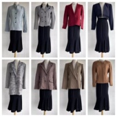 春秋复古着vintage孤品中古日本制羊毛西装 外套