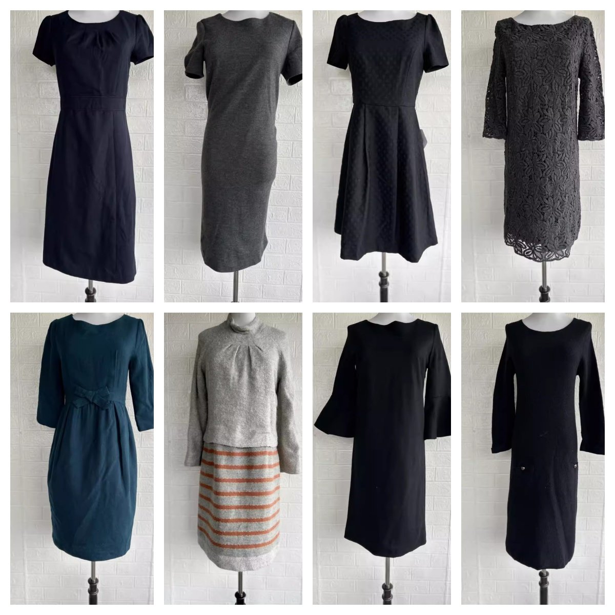 厚vintage复古着森系田园风小清新碎花波点中长半身裙