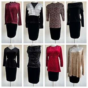 Vintage日系复古着经典 金丝绒打底衫