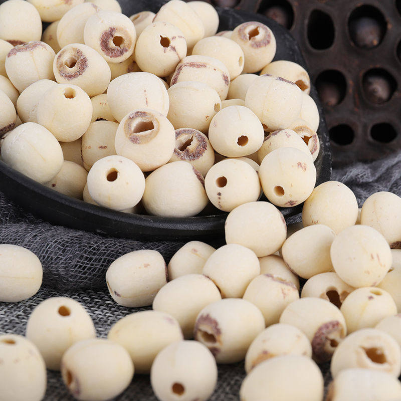 大粒去心白莲 莲子 湘莲 湖南特产去心白莲