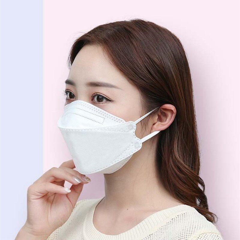 柳叶形鱼嘴kn95口罩防工业粉尘灰电焊二手烟透气呼吸阀耳戴惠友