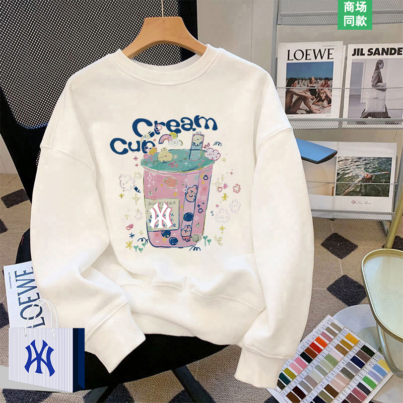 圆领卫衣女2025新款韩版时尚洋气