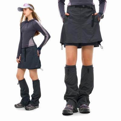 KXLFCHN空穴来风潮牌复古户外工装短裙设计感抽绳a字裙半身裙子女