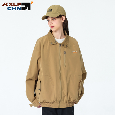 KXLFCHN潮牌复古翻领夹克