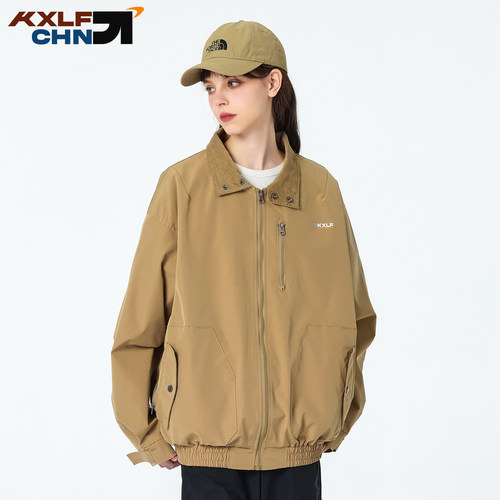 KXLFCHN潮牌复古翻领夹克