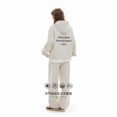 女 男女同款 潮流空气层运动卫衣套装 字母印花卫裤 KXLFCHN空穴来风