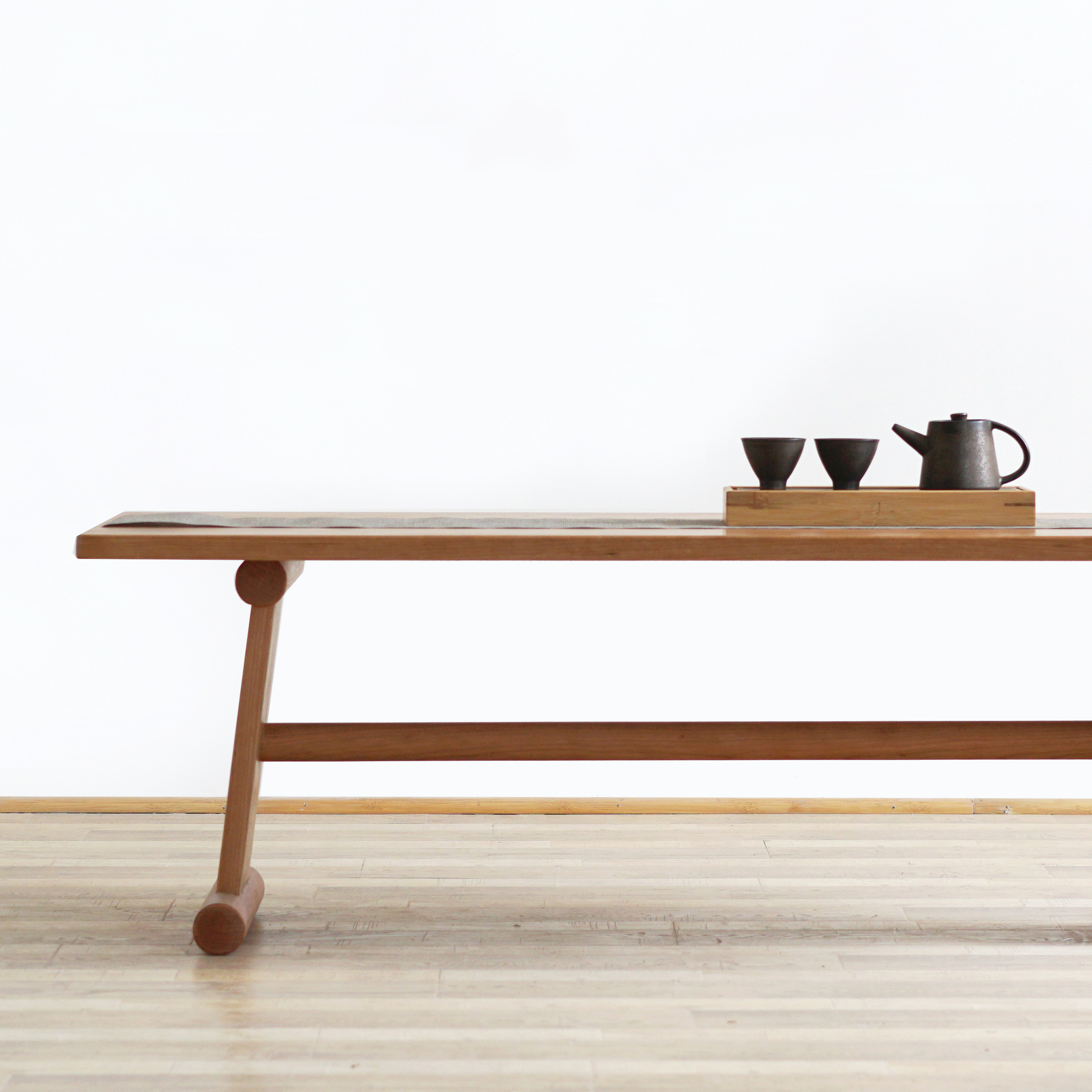 中式喝茶樱桃木桌子