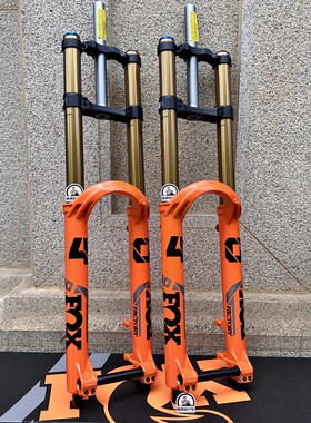 26款 Fox 40前叉 X2阻尼速降山地车DH双肩气叉200mm行程 盒装行货