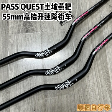 台产PASS QUEST RAINED 55mm 31.8高抬升速降街车 bmx 土坡燕把