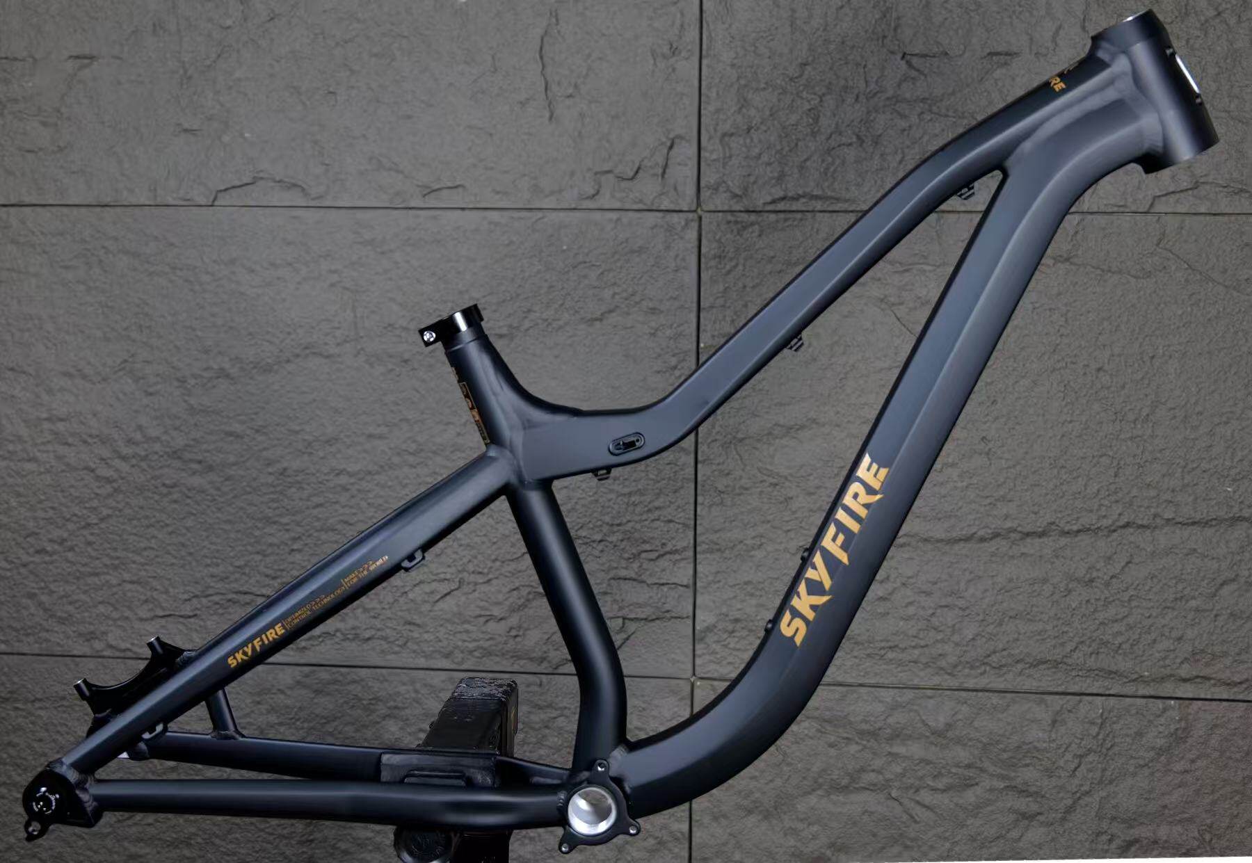 锐博WINBO S3车架 硬尾Am山地车铝合金桶轴车架 超过强度可大行程