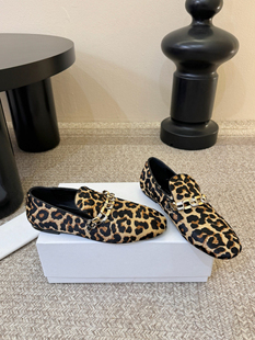 2026新款真皮女鞋平底乐福鞋女日常通勤舒适舞蹈鞋女鞋单软底鞋单