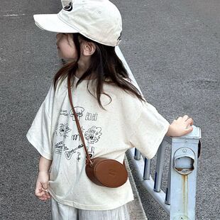 迷你儿童宝宝斜挎包包小童女宝配饰童装搭配零钱包高级感韩系童包