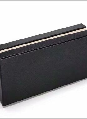 现货天地盖加长款黑色空白钱包盒礼品盒皮带丝巾礼物盒空盒子包装