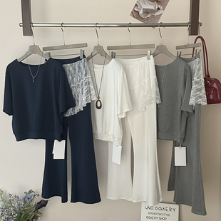 两件套套装 Miss Rao欣尧AOT 层次感假两件休闲裤 62237 不含项链