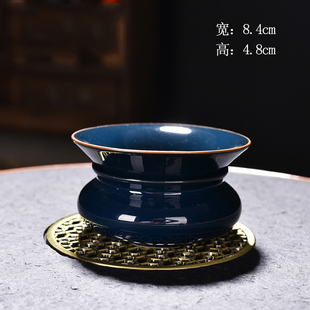 茶漏托茶滤茶叶过滤网泡茶器分离器茶隔陶瓷茶具茶杯漏斗滤斗煮茶