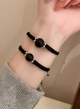 手链可调节抽拉式手环嘻哈手饰