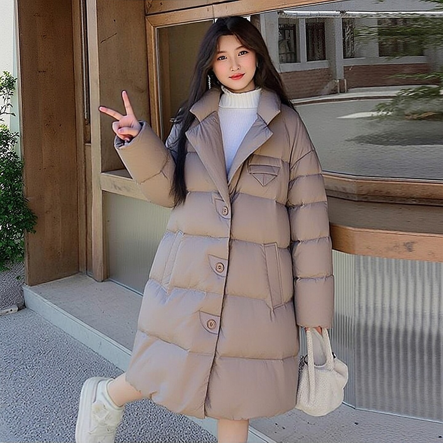 法系列25冬白鸭绒羽绒服