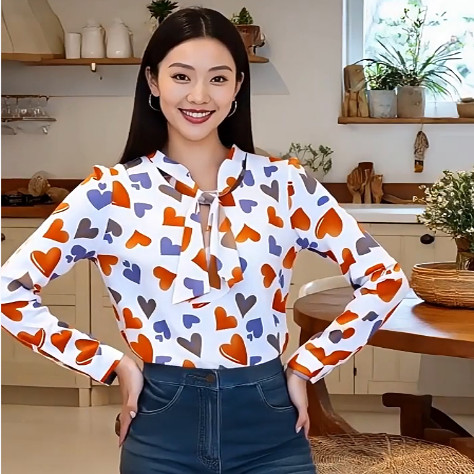 系列干练绸缎职业衬衫