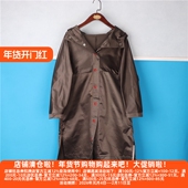 系列休闲大方女红色纽扣连帽宽松休闲 丽新折扣女装 汉派S 风衣