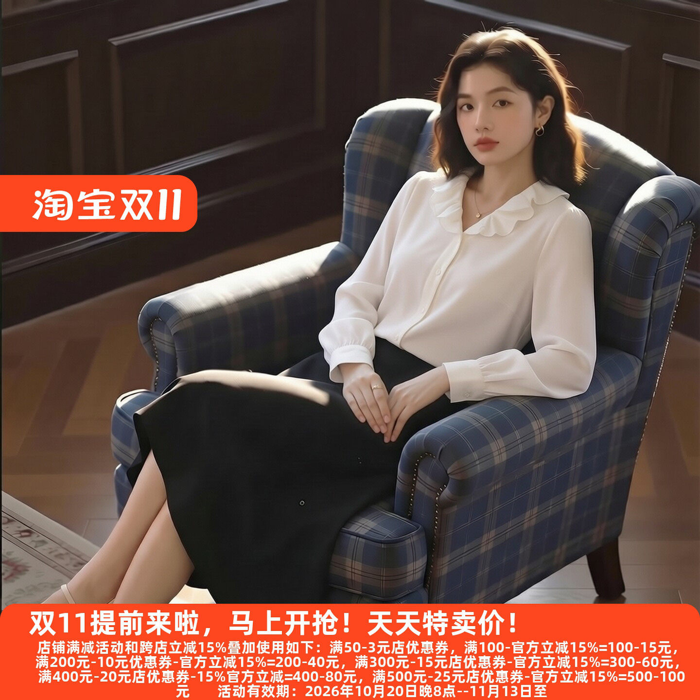 M魅系列秋装30年老牌女装衬衫