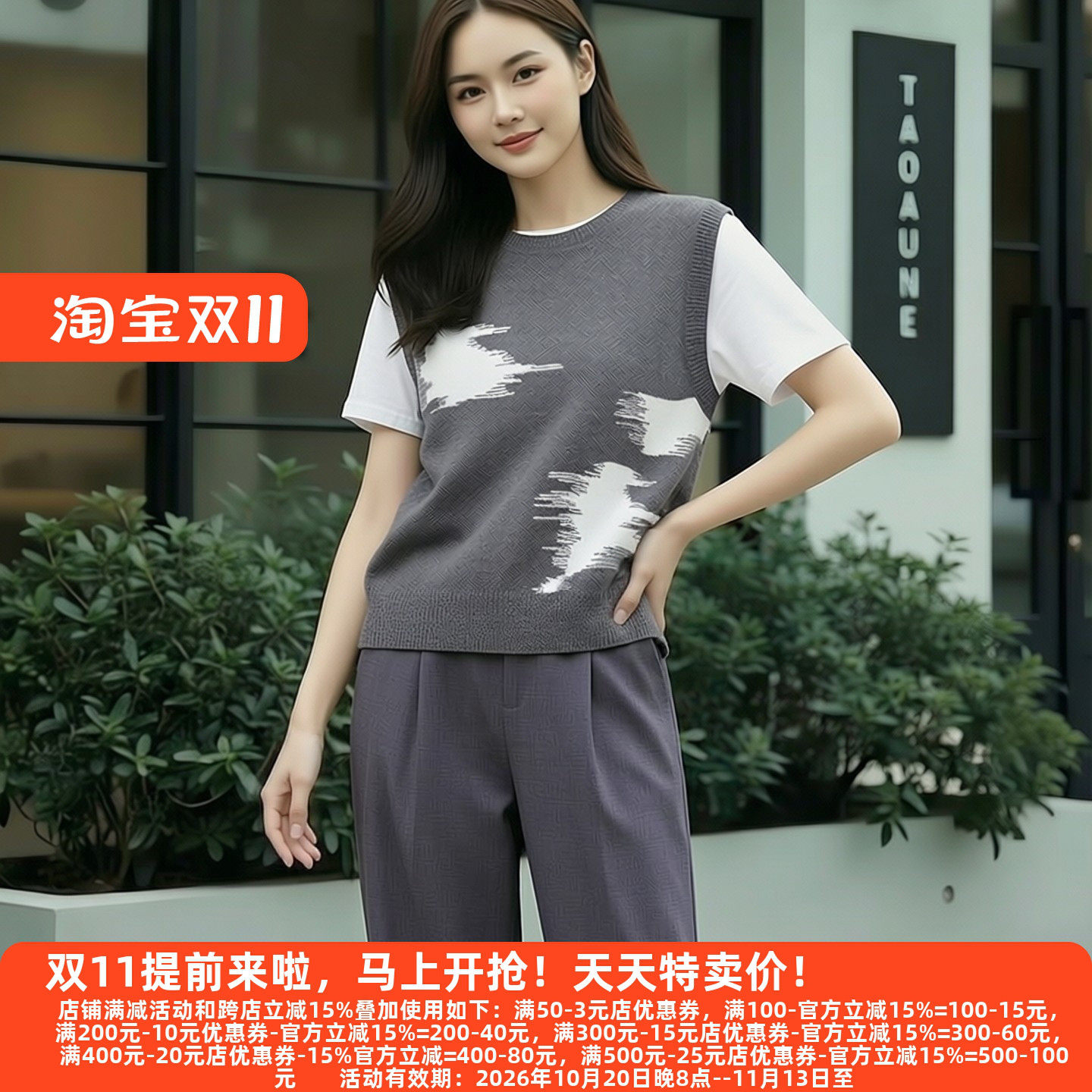 M魅系列夏季凉感阔腿休闲裤