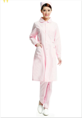 护士服园领医生服长袖药店工作服导医白大褂牙科美容服医师装NL-7