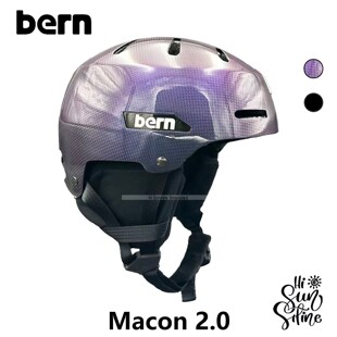 2526美国BERN单板双板滑雪头盔男女款亚洲版碳纤维MACON 2.0 MIPS
