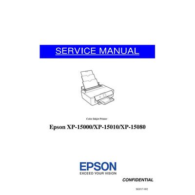 爱普生 XP-15000 XP-15010 XP-15080 喷墨打印机英文维修手册