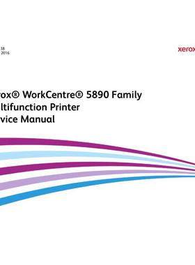 施乐 WC 5845 5855 5865 5875 5890 黑白机英文维修手册