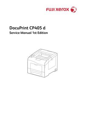 施乐 DP CP405d 彩机英文维修手册