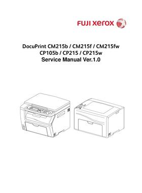 施乐CP105b CP105 CP215 CP215W彩机英文维修手册