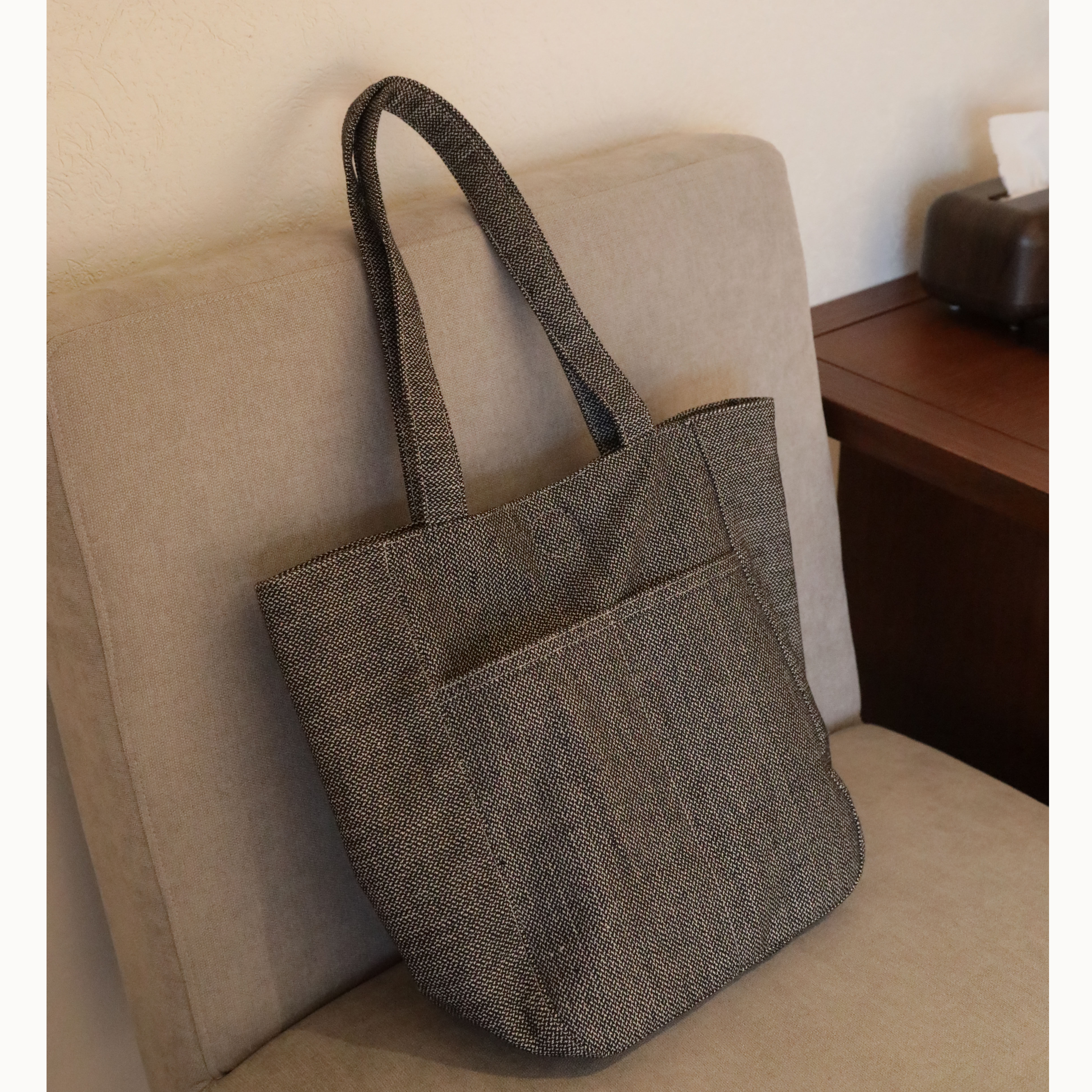 庸庸原创设计单肩包女大容量托特包通勤设计感小众帆布手提包旅行,箱包皮具/热销女包/男包,通用款女包,淘宝优惠券,粉丝福利购,淘宝优惠卷