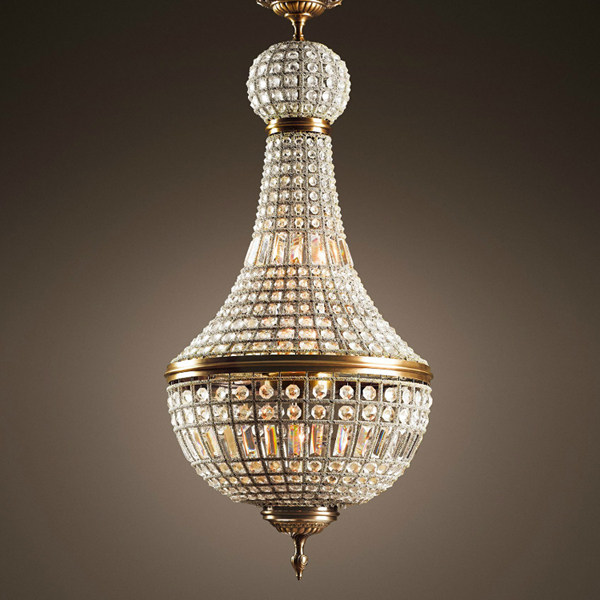 新古典卡巴斯卧室客餐厅水晶灯具复古法式会所软装别墅客厅吊灯