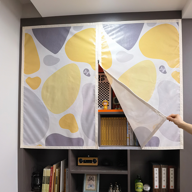 柜子隐私遮挡帘密封防尘布