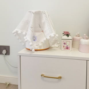 北欧防尘罩蕾丝方形盖巾饮水机茶盘盖布电热水壶防尘遮灰布方巾