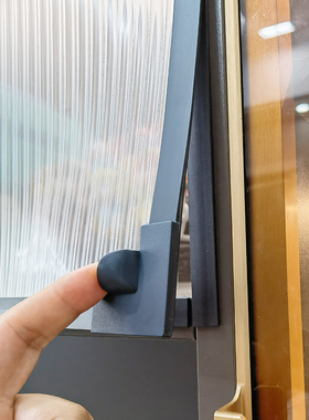 长虹玻璃柜门帘定制极简框酒柜门茶色磁吸衣帽间防尘帘书柜遮挡帘