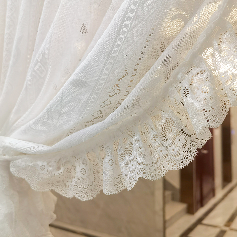 法式卧室遮挡帘成品窗帘