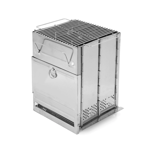 Открытая многофункциональная плита с дровами, портативная плита для барбекю из нержавеющей стали, пикник для пикника с открытой печью.