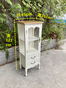 小型酒柜置物柜装饰柜边柜三面高清透明亚克力玻璃轻奢小户型高性